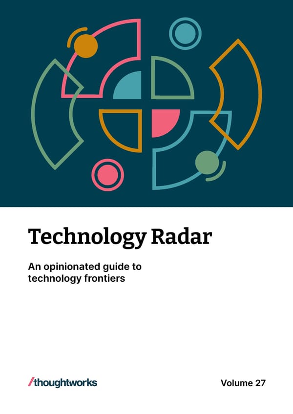 Vol 27 | Technology Radar - Page 1