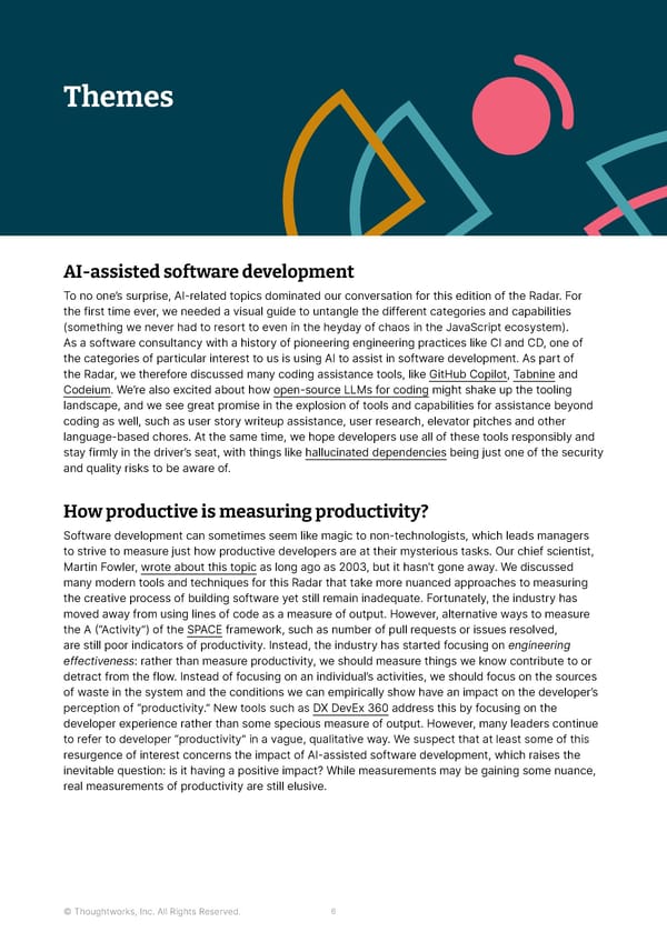 Thoughtworks Technology Radar - Page 6