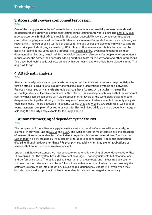 Thoughtworks Technology Radar - Page 13