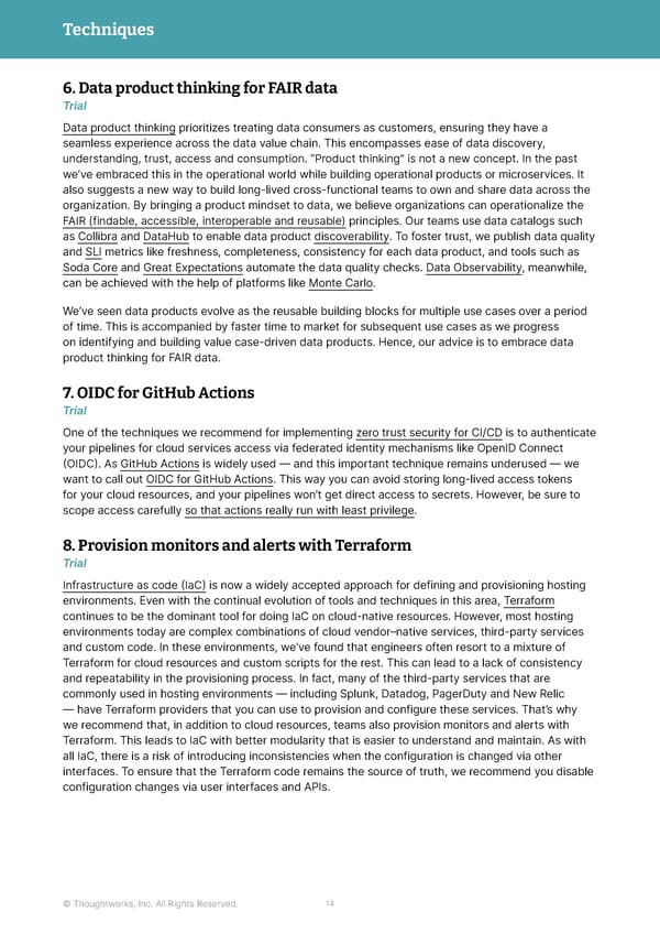 Thoughtworks Technology Radar - Page 14