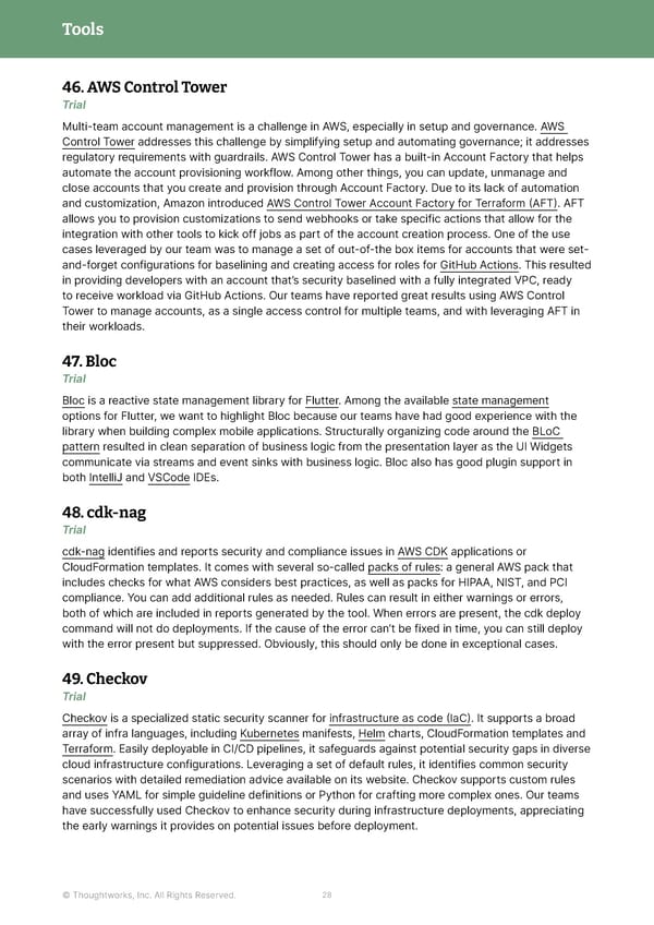 Thoughtworks Technology Radar - Page 28