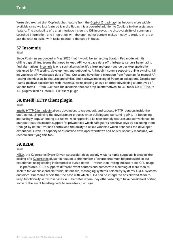 Thoughtworks Technology Radar - Page 31