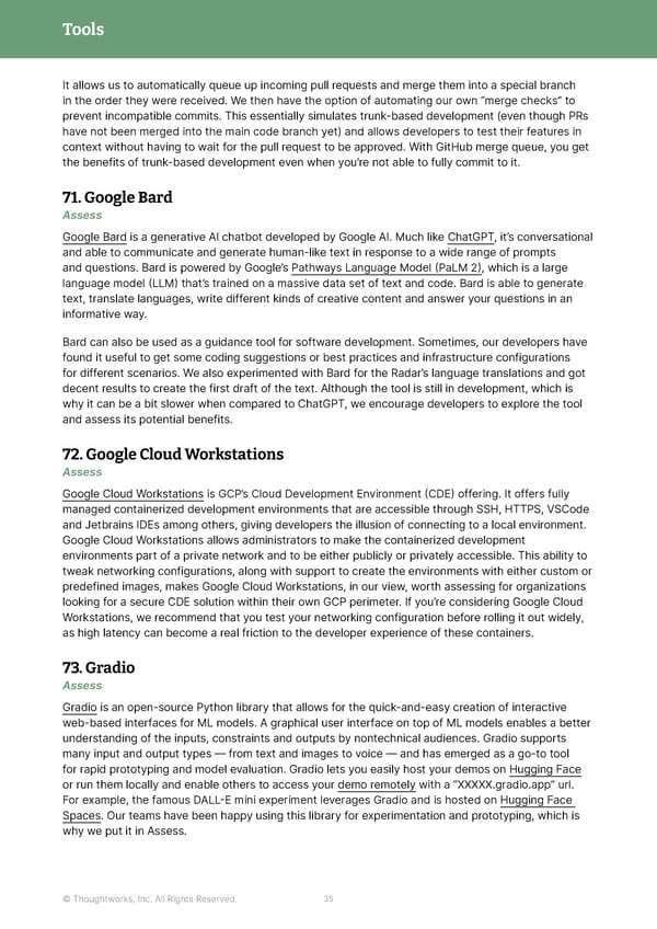 Thoughtworks Technology Radar - Page 35