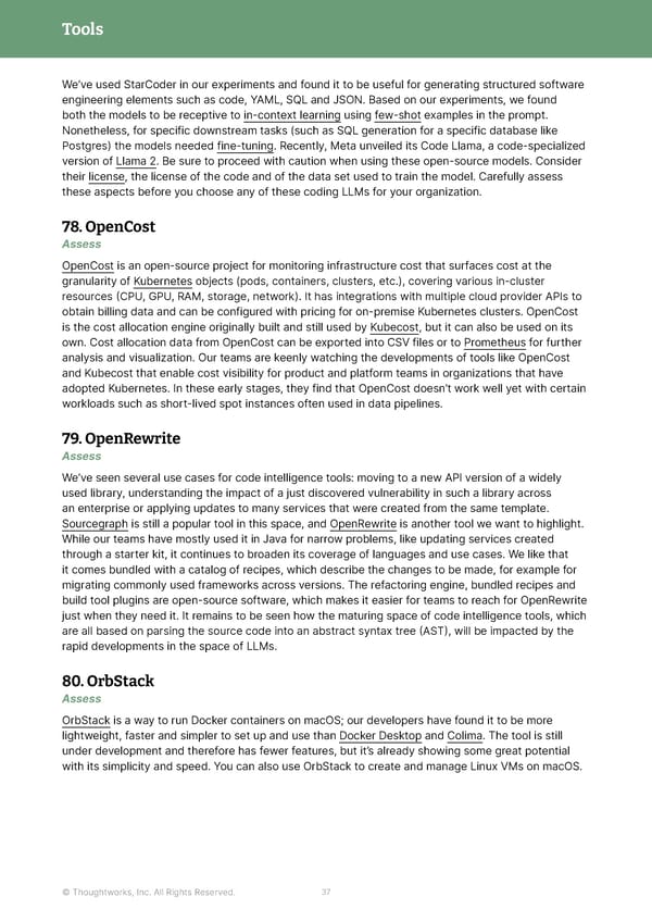 Thoughtworks Technology Radar - Page 37