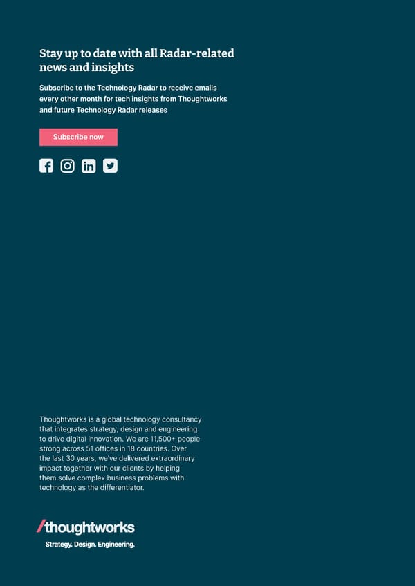Thoughtworks Technology Radar - Page 47