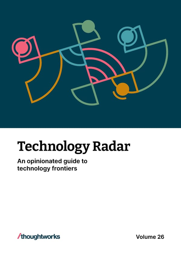 Vol 26 | Technology Radar - Page 1